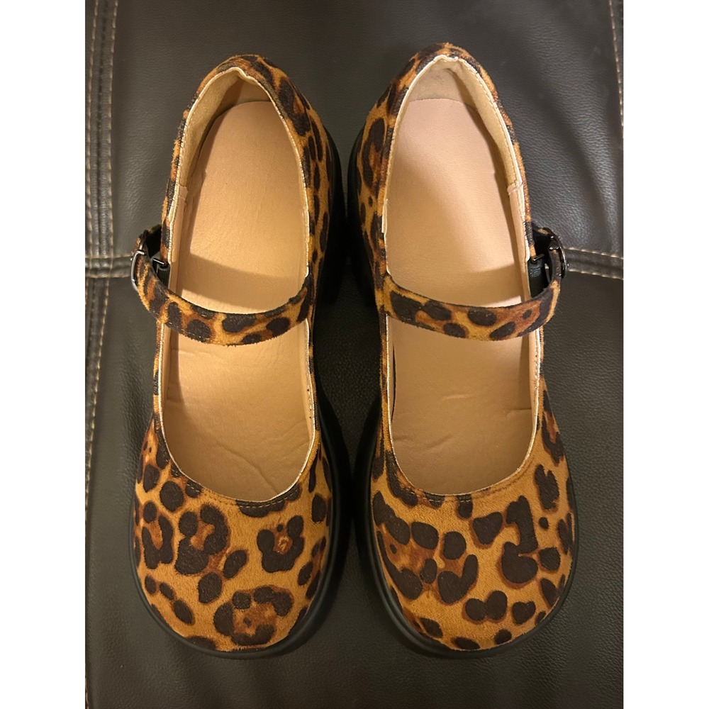 NWOT Leopard Print Chunky Sole Platform MaryJanes. Women's Size EU 39/US 8 - Picture 15 of 16